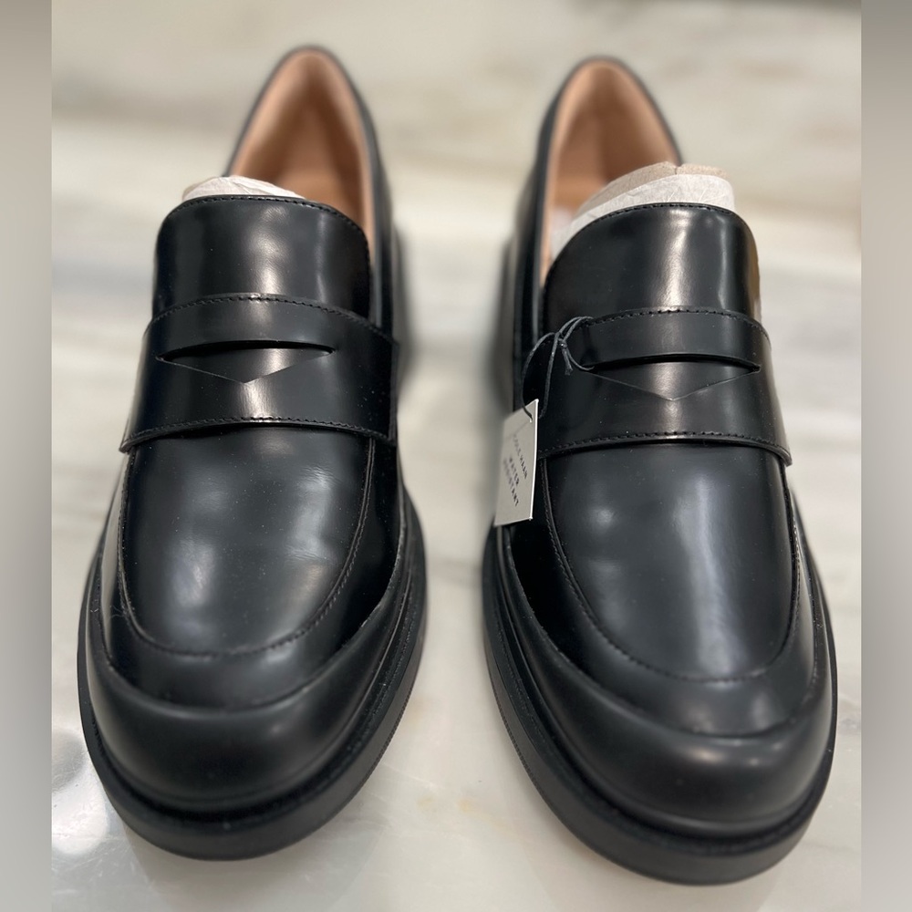 Cole Haan Black Leather Penny Loafers - Picture 2 of 10